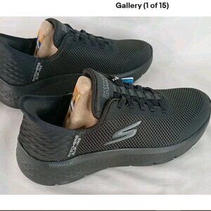 Skechers Women's Go Walk Flex Sz 6.5 - Grand Entry Walking Sneaker 124836 BBK